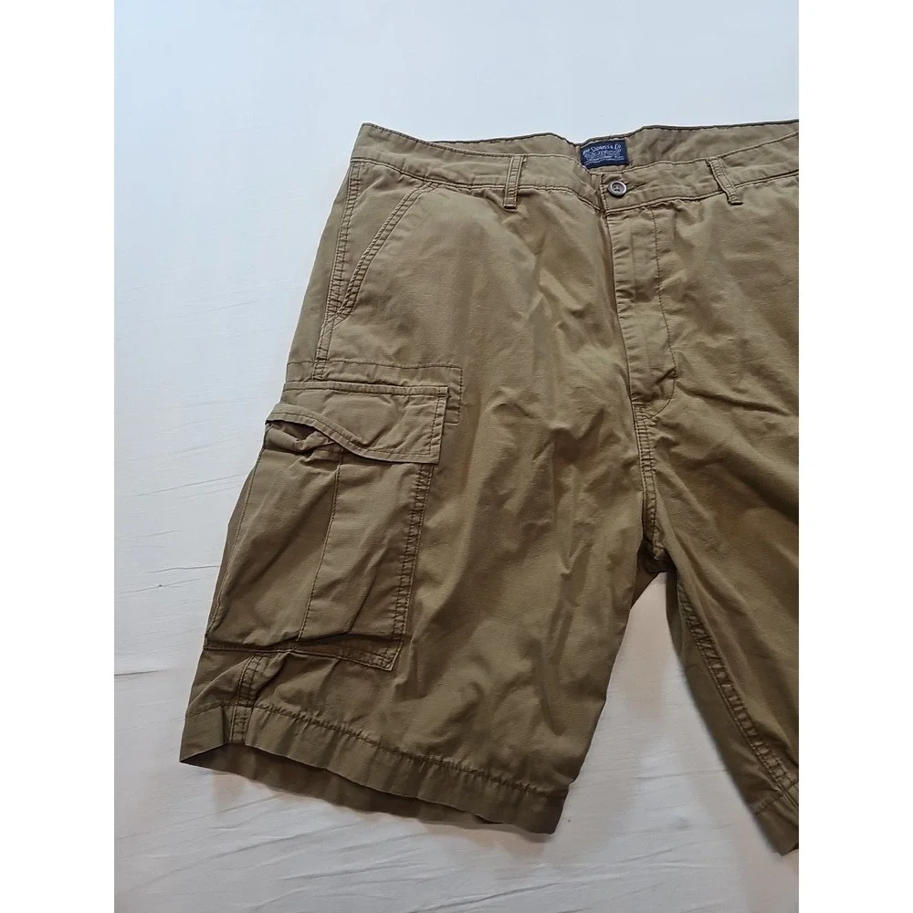 Levis Shorts Mens 38 Brown Utility Cargo Pocket Casual Outdoor Summer